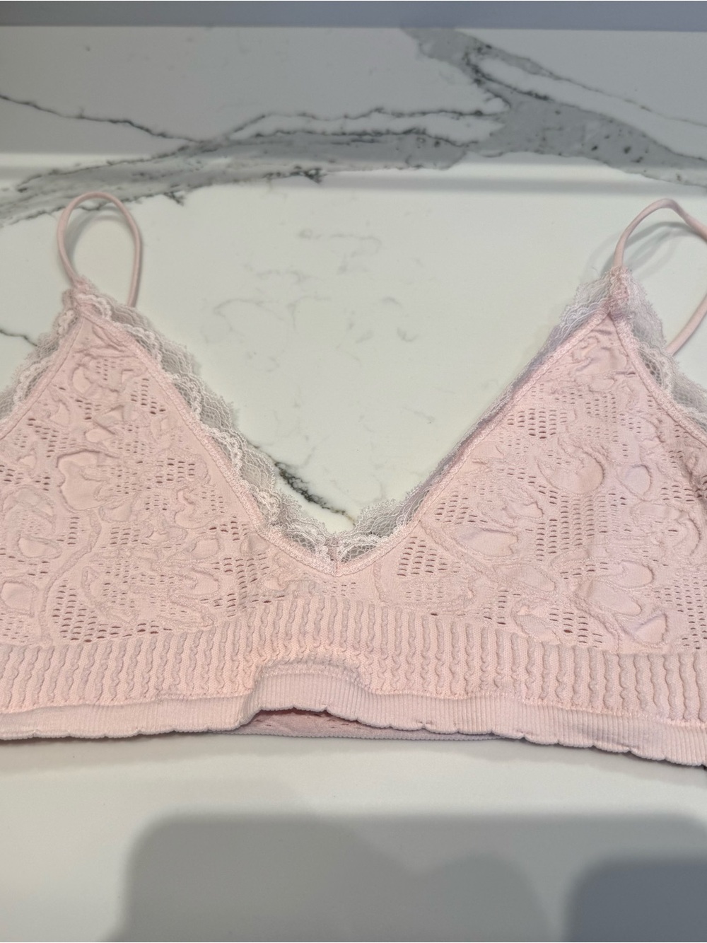 Urban Outfitters Pink Lace Bralette